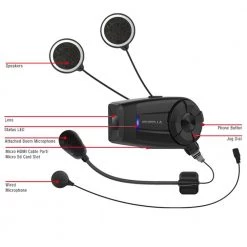 Sena - 10C-EVO Comms and Camera W/ HD Speakers -VISORS Shop 10cevo7 1000x
