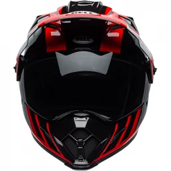 Bell - MX-9 Adventure Mips Dash Black/Red Helmet -VISORS Shop bell mx 9 adventure mips dirt helmet dash gloss black red white front 1000x