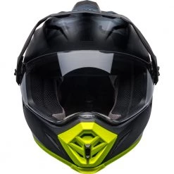 Bell - MX-9 Adventure MIPS Stealth Black/Yellow Helmet 14 Bell - MX-9 Adventure MIPS Stealth Black/Yellow Helmet -VISORS Shop bell mx 9 adventure mips dirt helmet stealth matte black camo hi viz front clear shield 1000x