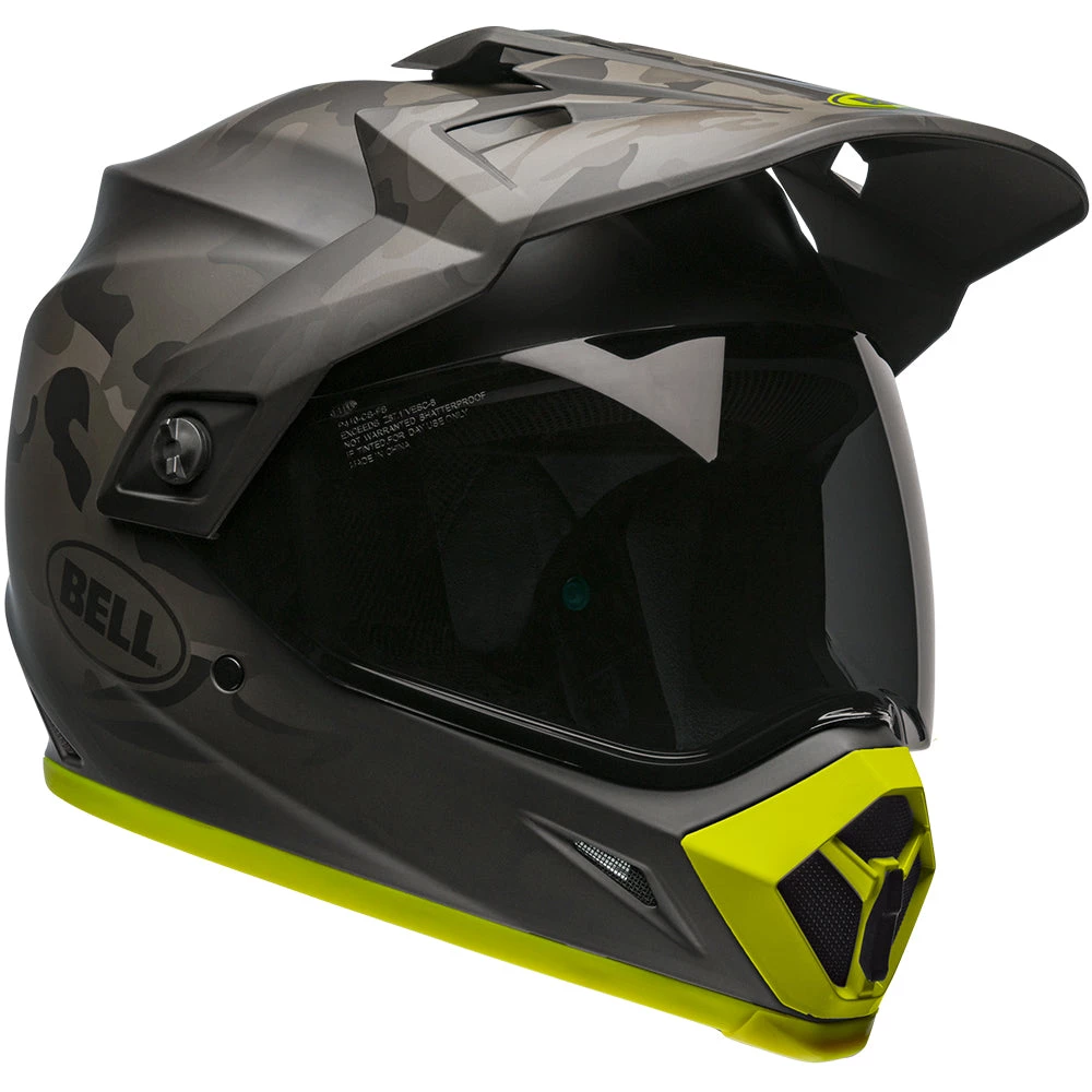 Bell - MX-9 Adventure MIPS Stealth Black/Yellow Helmet 3 Bell - MX-9 Adventure MIPS Stealth Black/Yellow Helmet - Image 3