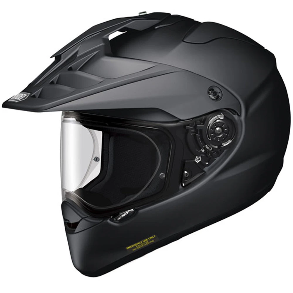 Shoei - Hornet Adventure Solid Black Helmet 1 Shoei - Hornet Adventure Solid Black Helmet