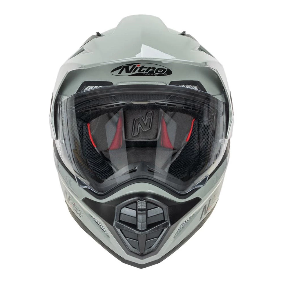 Nitro - MX670 Adventure Grey Helmet 2 Nitro - MX670 Adventure Grey Helmet - Image 2