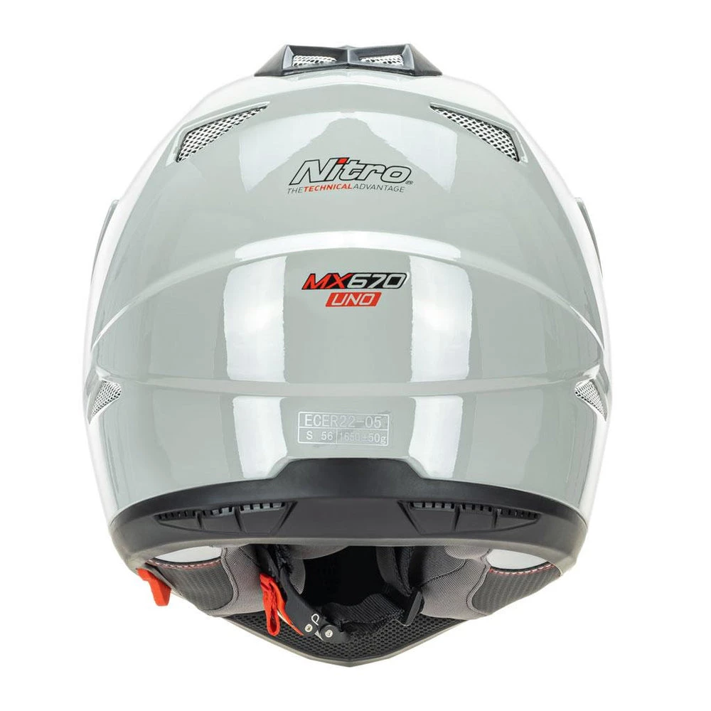 Nitro - MX670 Adventure Grey Helmet 5 Nitro - MX670 Adventure Grey Helmet - Image 5
